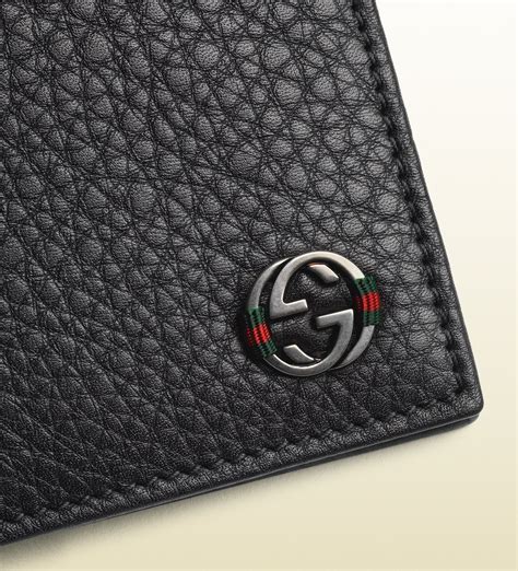 gucci black wallet men's|gucci wallet for men price.